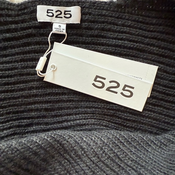 525 America Black Ribbed Knit Top - Picture 5 of 6